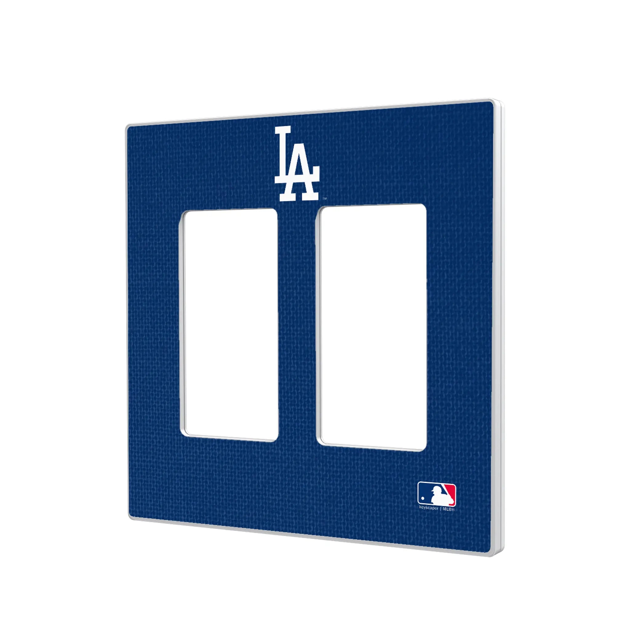 LA Dodgers Solid Hidden-Screw Light Switch Plate