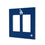 LA Dodgers Solid Hidden-Screw Light Switch Plate