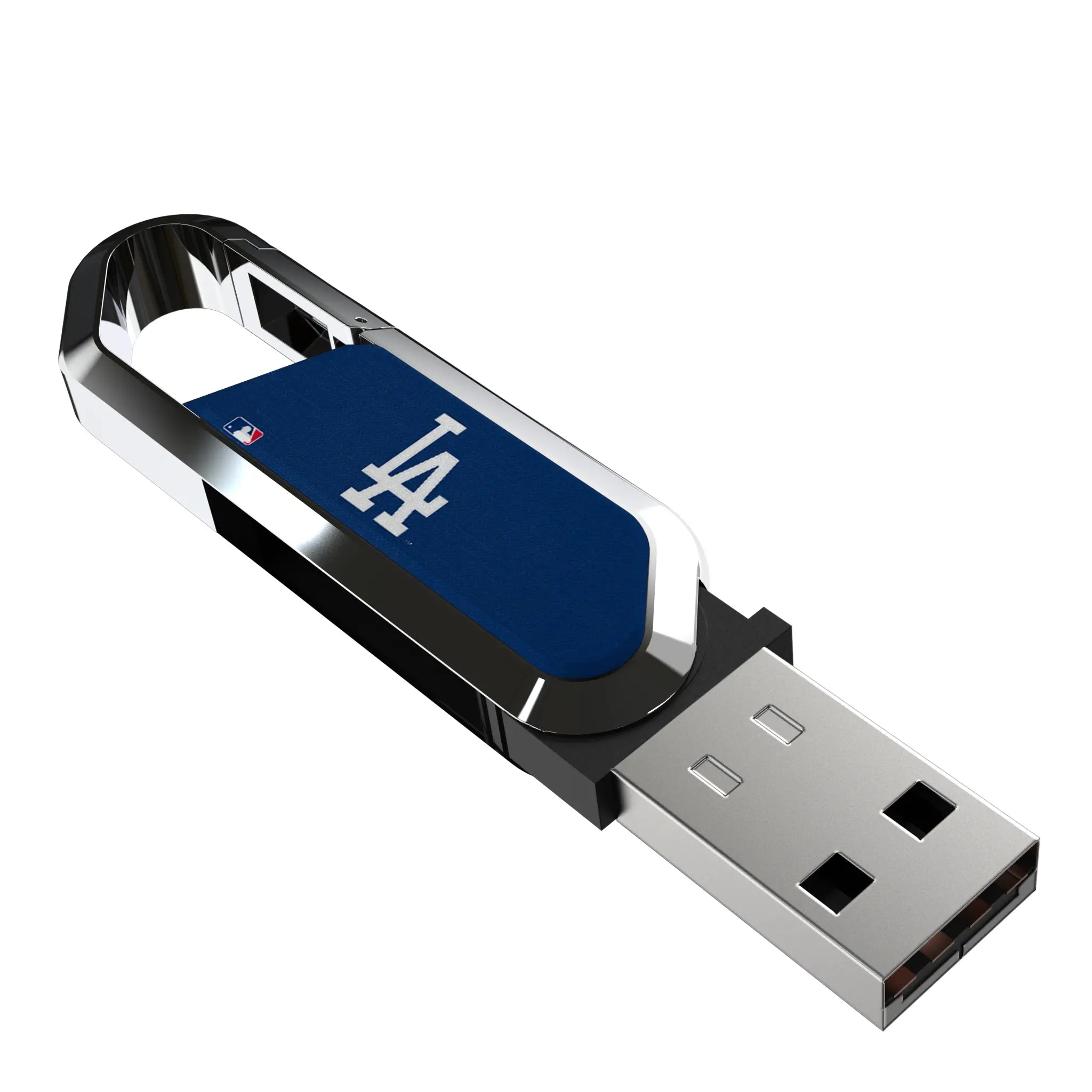 LA Dodgers Solid USB 32GB Clip Style Flash Drive