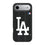 LA Dodgers Text Backdrop Bump Phone Case for Apple iPhone