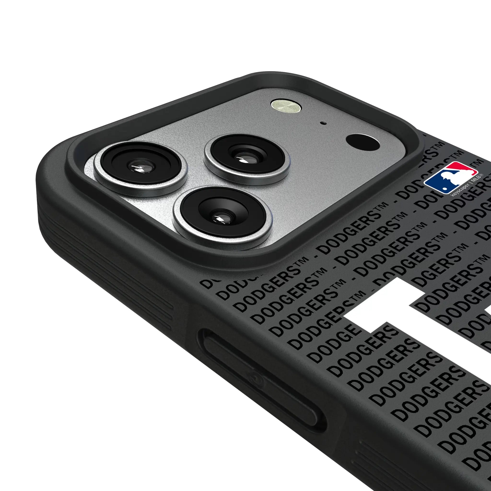 LA Dodgers Text Backdrop Bump Phone Case for Apple iPhone