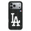 LA Dodgers Text Backdrop Bump Phone Case for Apple iPhone