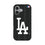 LA Dodgers Text Backdrop Bump Phone Case for Apple iPhone