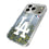 LA Dodgers Text Backdrop Glitter Phone Case for Apple iPhone