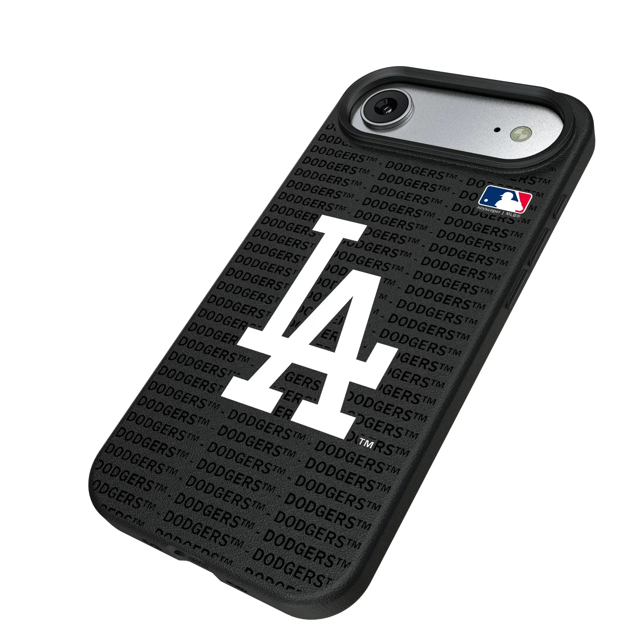 LA Dodgers Text Backdrop MagSafe Compatible Phone Case for Apple iPhone
