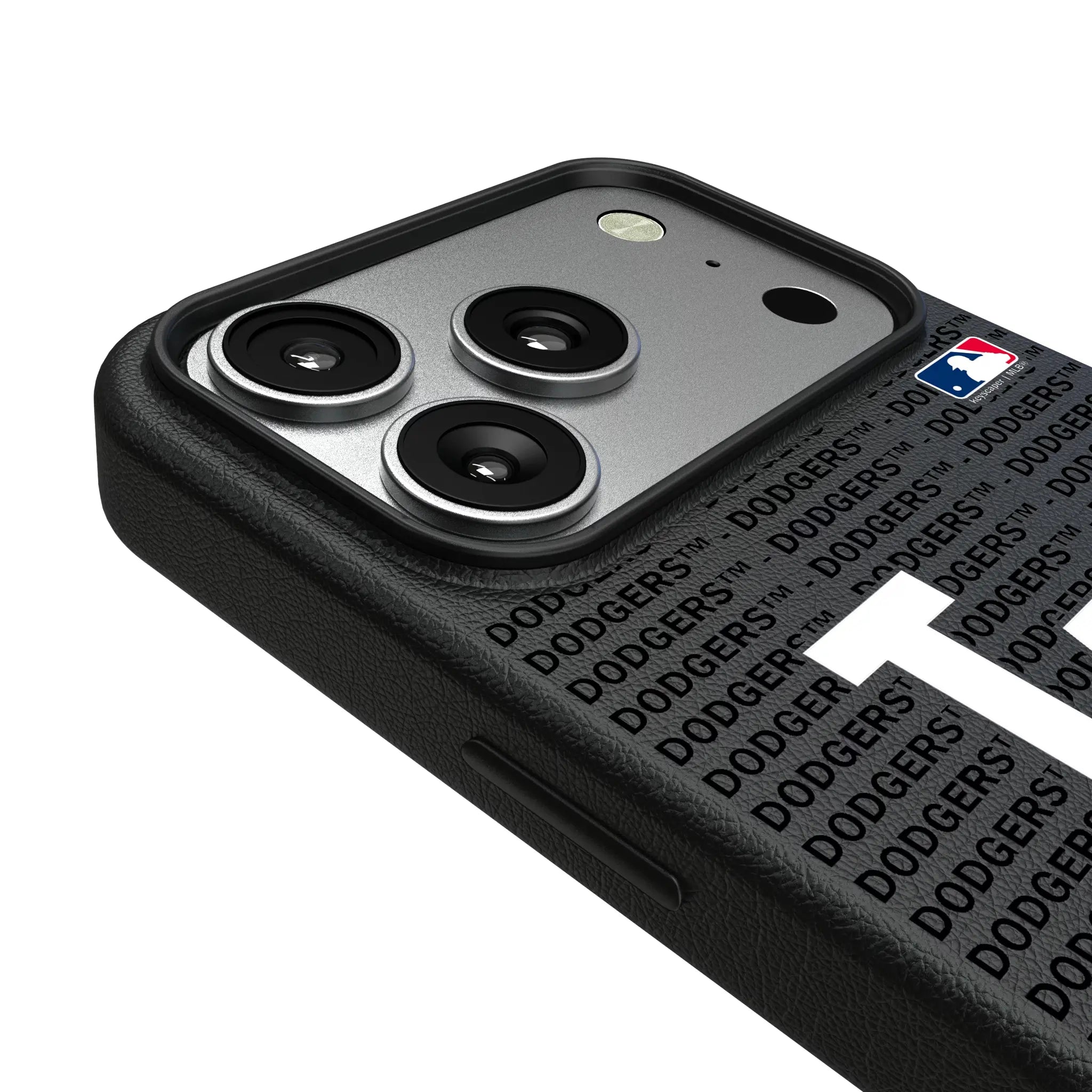 LA Dodgers Text Backdrop MagSafe Compatible Phone Case for Apple iPhone