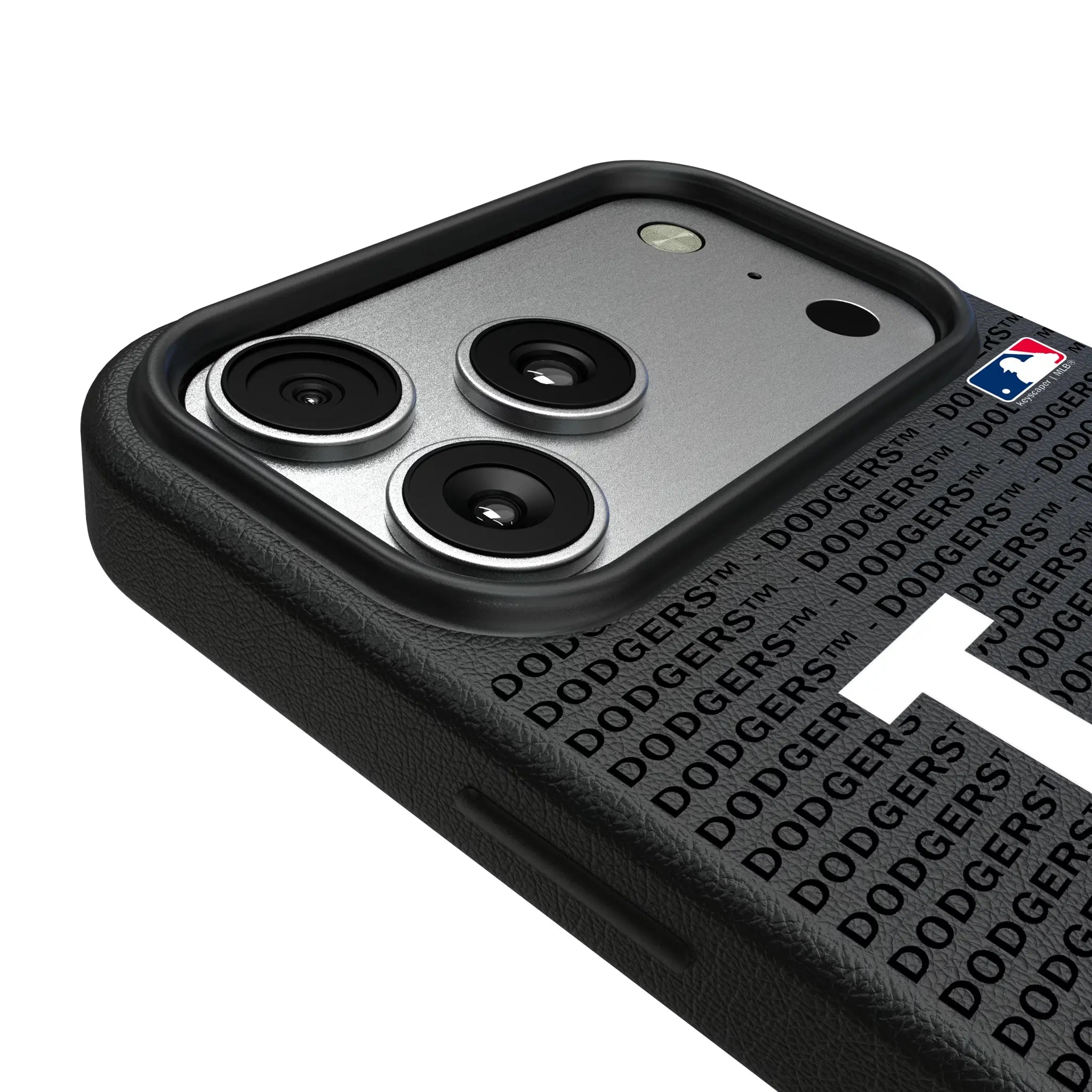 LA Dodgers Text Backdrop MagSafe Compatible Phone Case for Apple iPhone