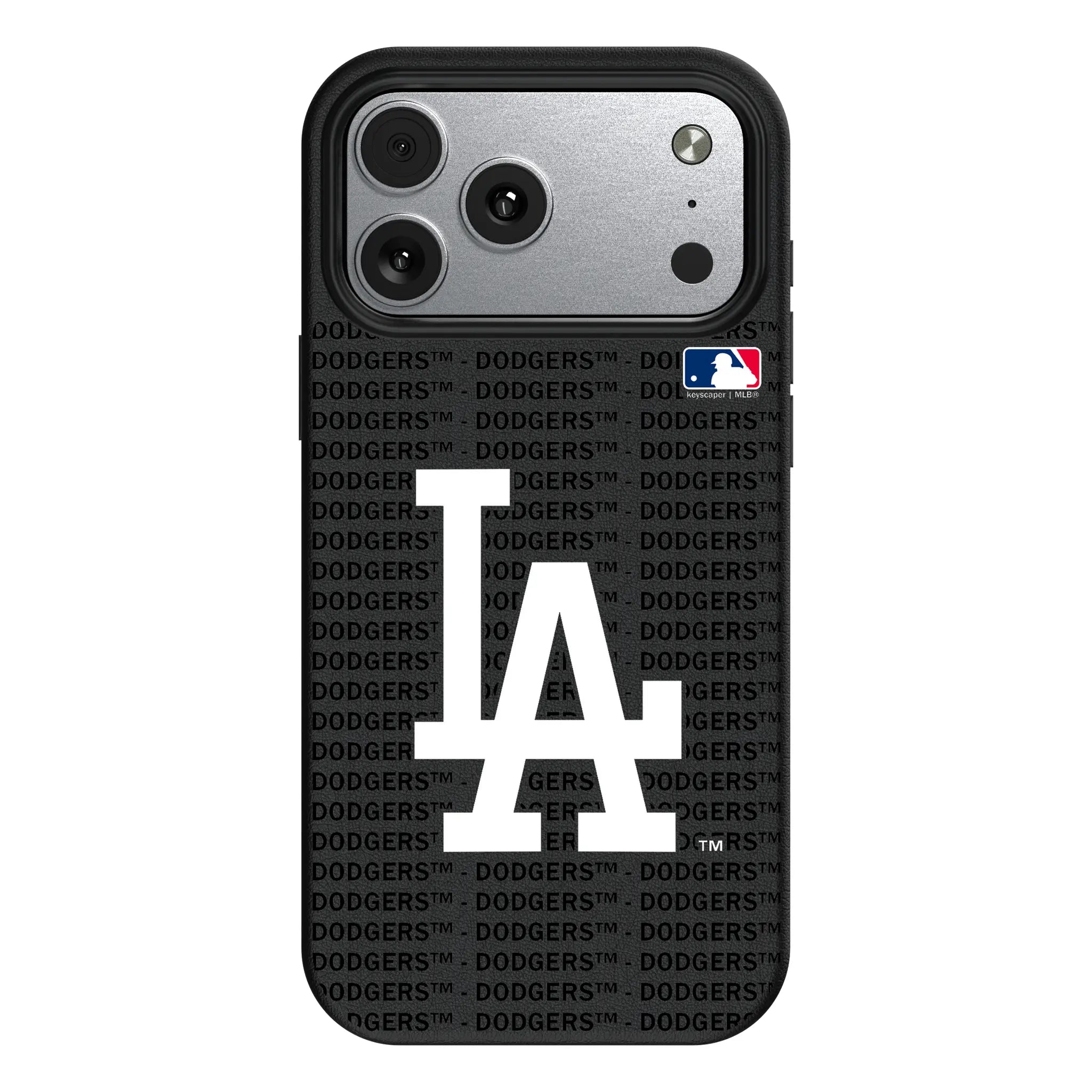 LA Dodgers Text Backdrop MagSafe Compatible Phone Case for Apple iPhone