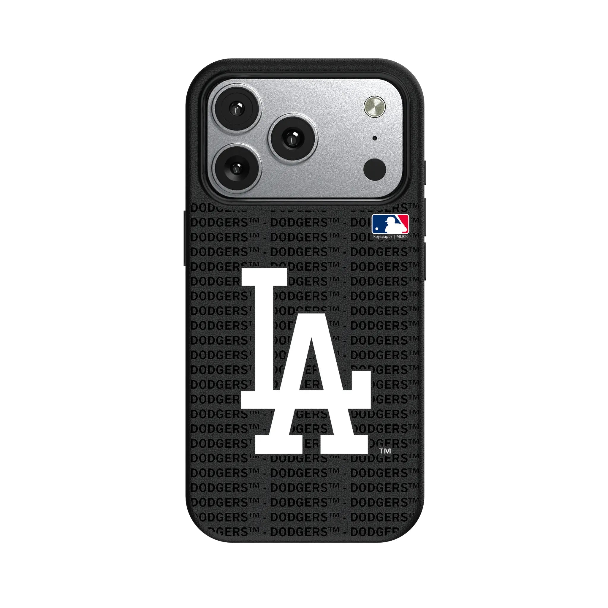 LA Dodgers Text Backdrop MagSafe Compatible Phone Case for Apple iPhone
