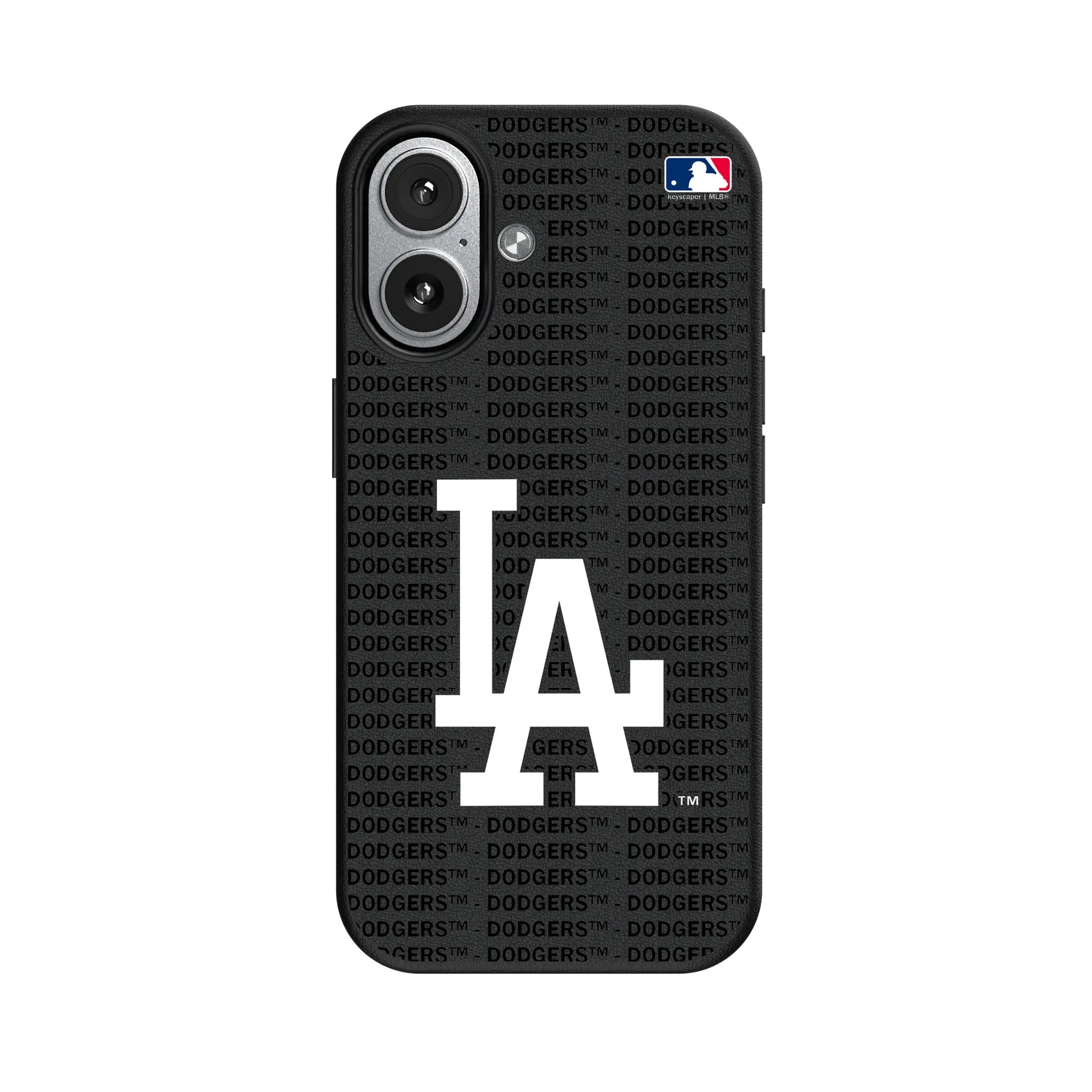 LA Dodgers Text Backdrop MagSafe Compatible Phone Case for Apple iPhone
