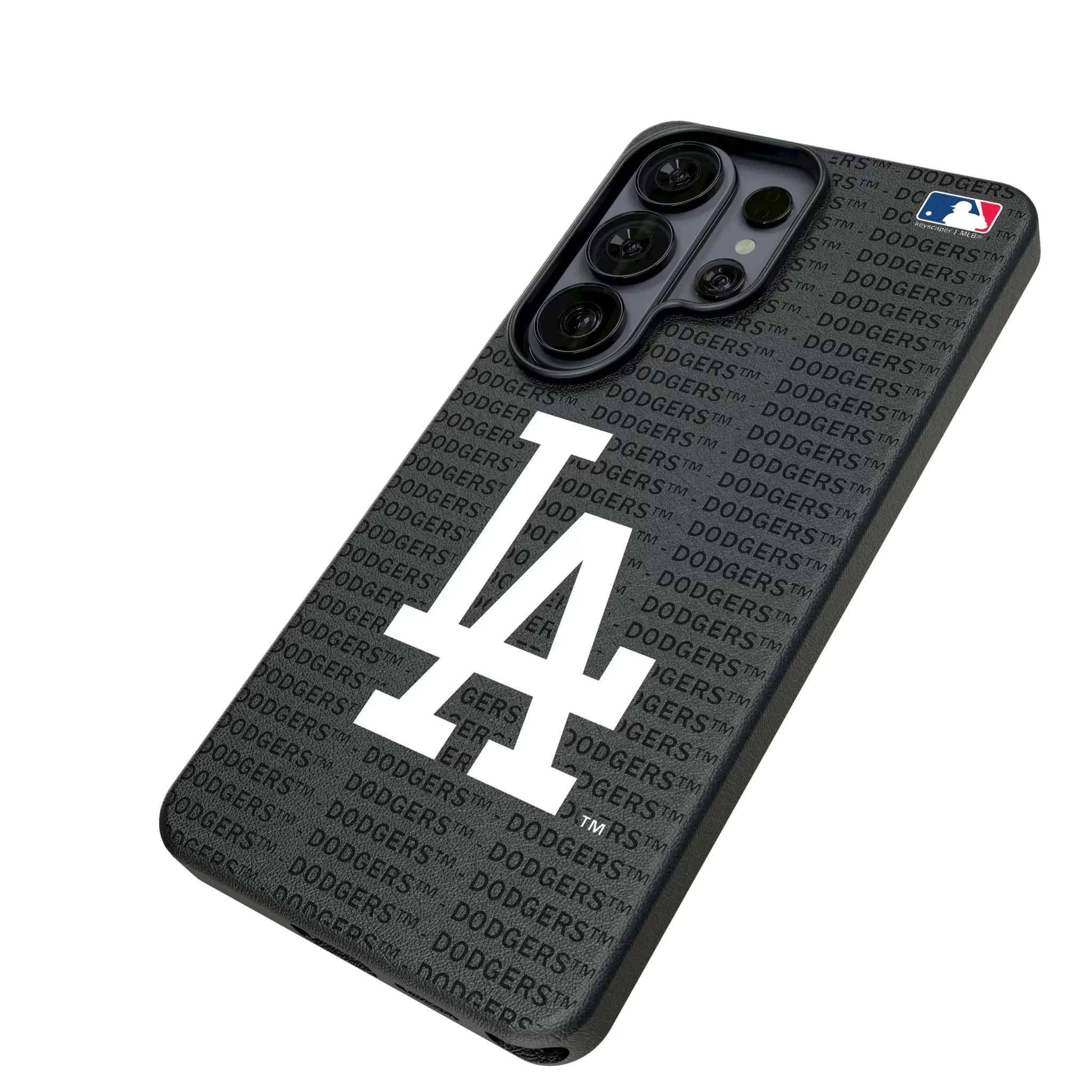 LA Dodgers Text Backdrop MagSafe Compatible Phone Case for Samsung Galaxy