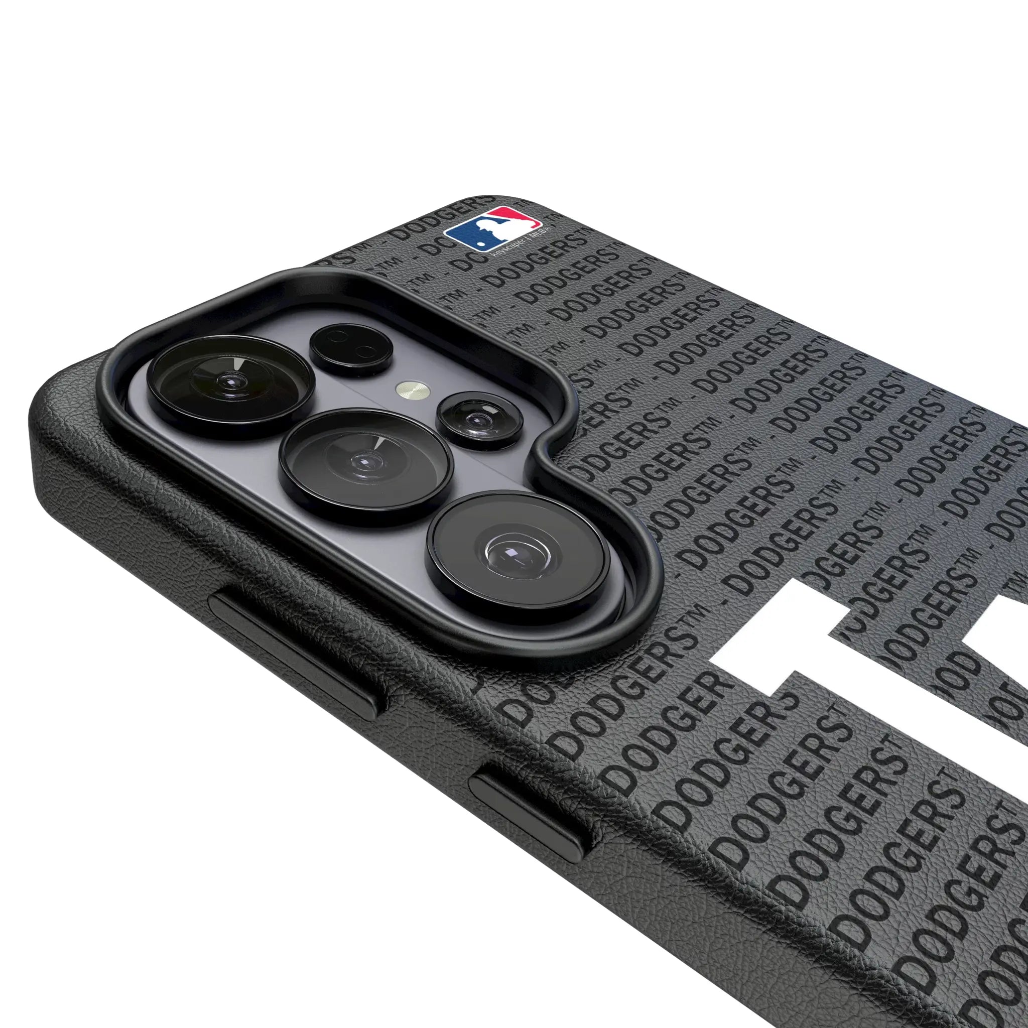 LA Dodgers Text Backdrop MagSafe Compatible Phone Case for Samsung Galaxy