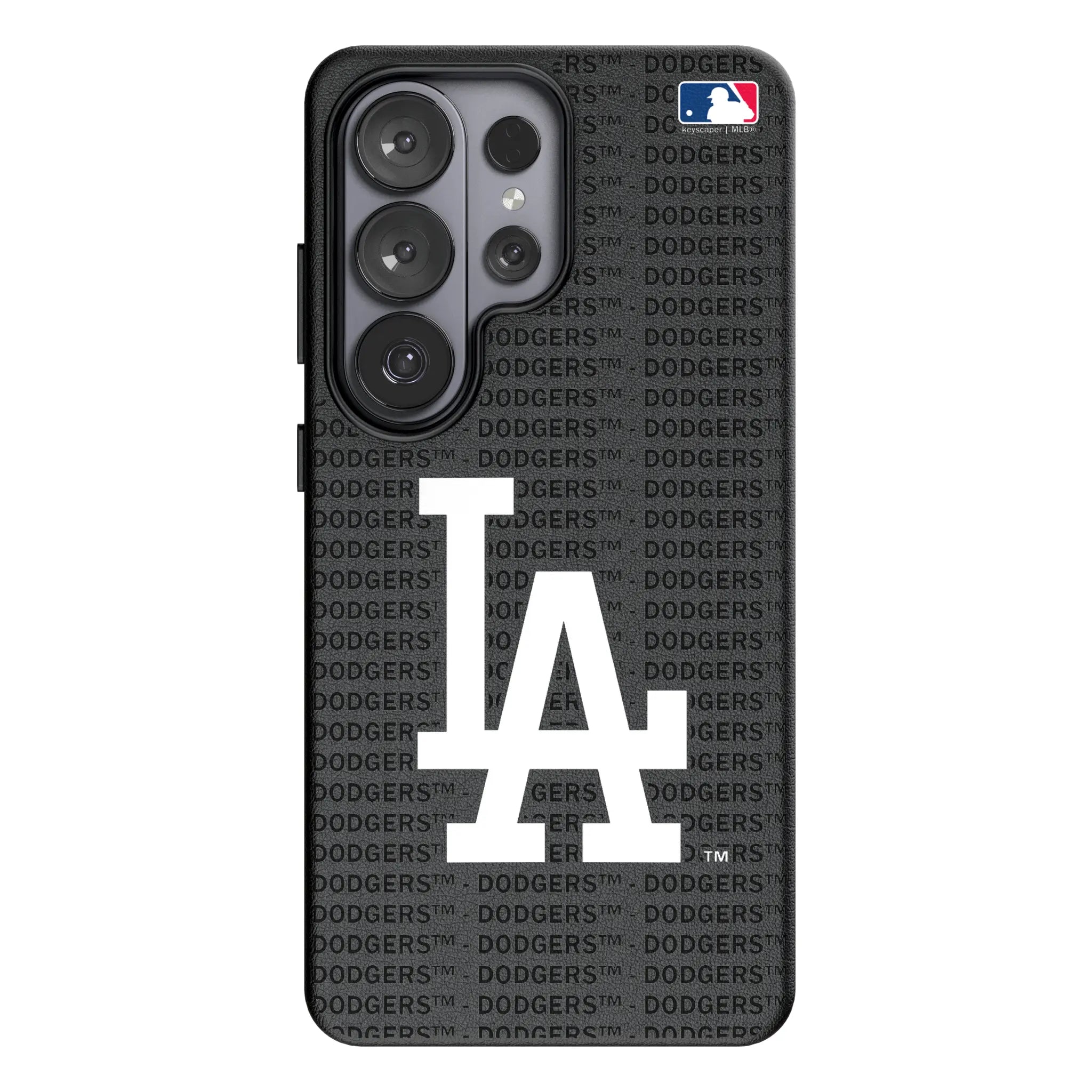 LA Dodgers Text Backdrop MagSafe Compatible Phone Case for Samsung Galaxy