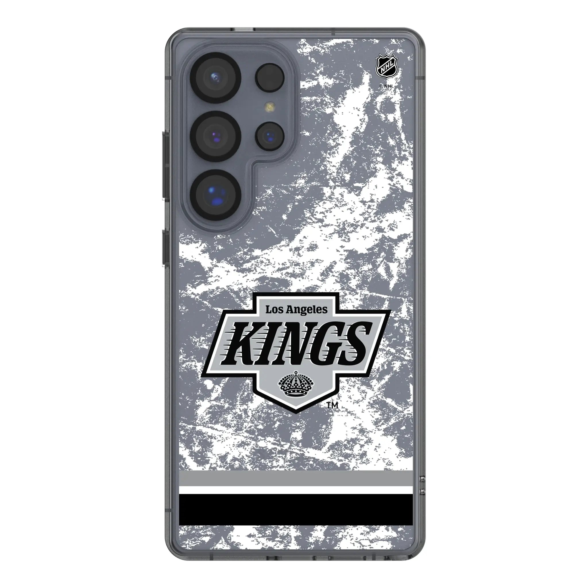 LA Kings Ice Stripe Clear Phone Case for Samsung Galaxy