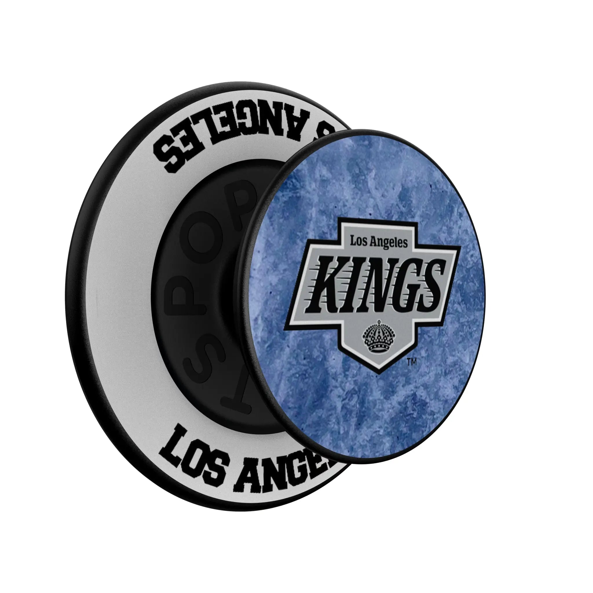 LA Kings Ice Wordmark PopSockets Magnetic Phone Grip and Stand