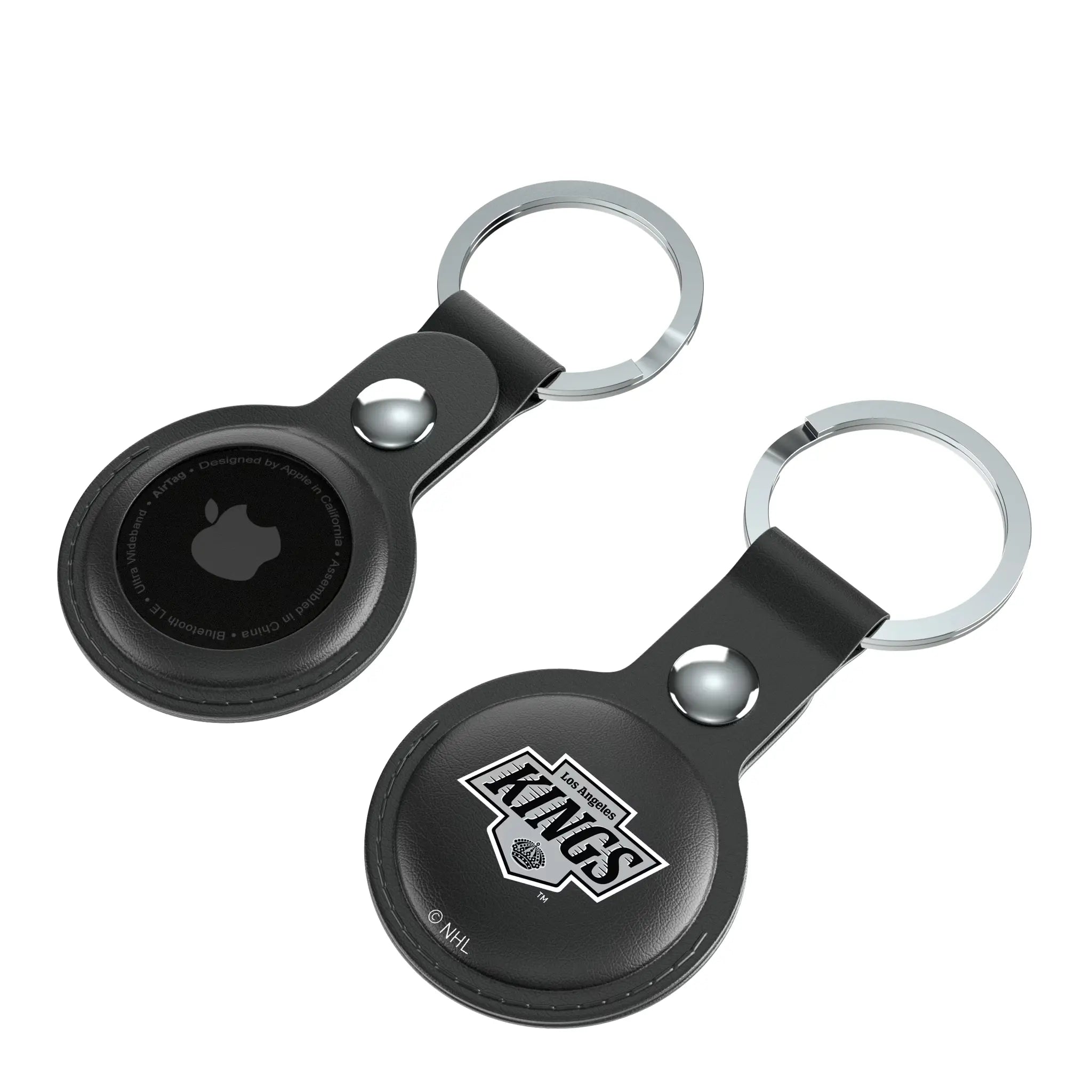 LA Kings Insignia Black Airtag Holder 2-Pack