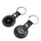 LA Kings Insignia Black Airtag Holder 2-Pack