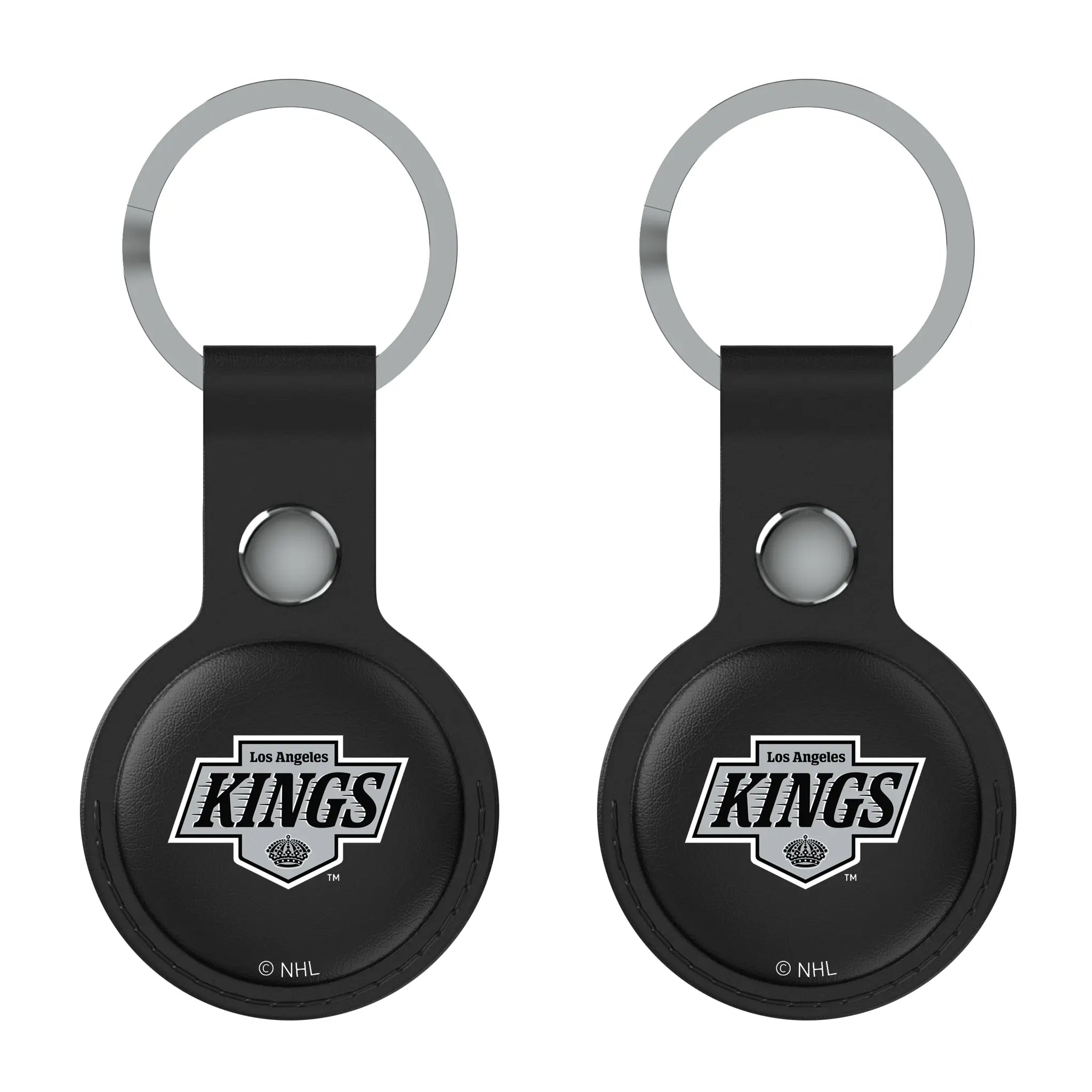 LA Kings Insignia Black Airtag Holder 2-Pack