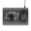 LA Kings Linen 15-Watt Wireless Charger and Mouse Pad