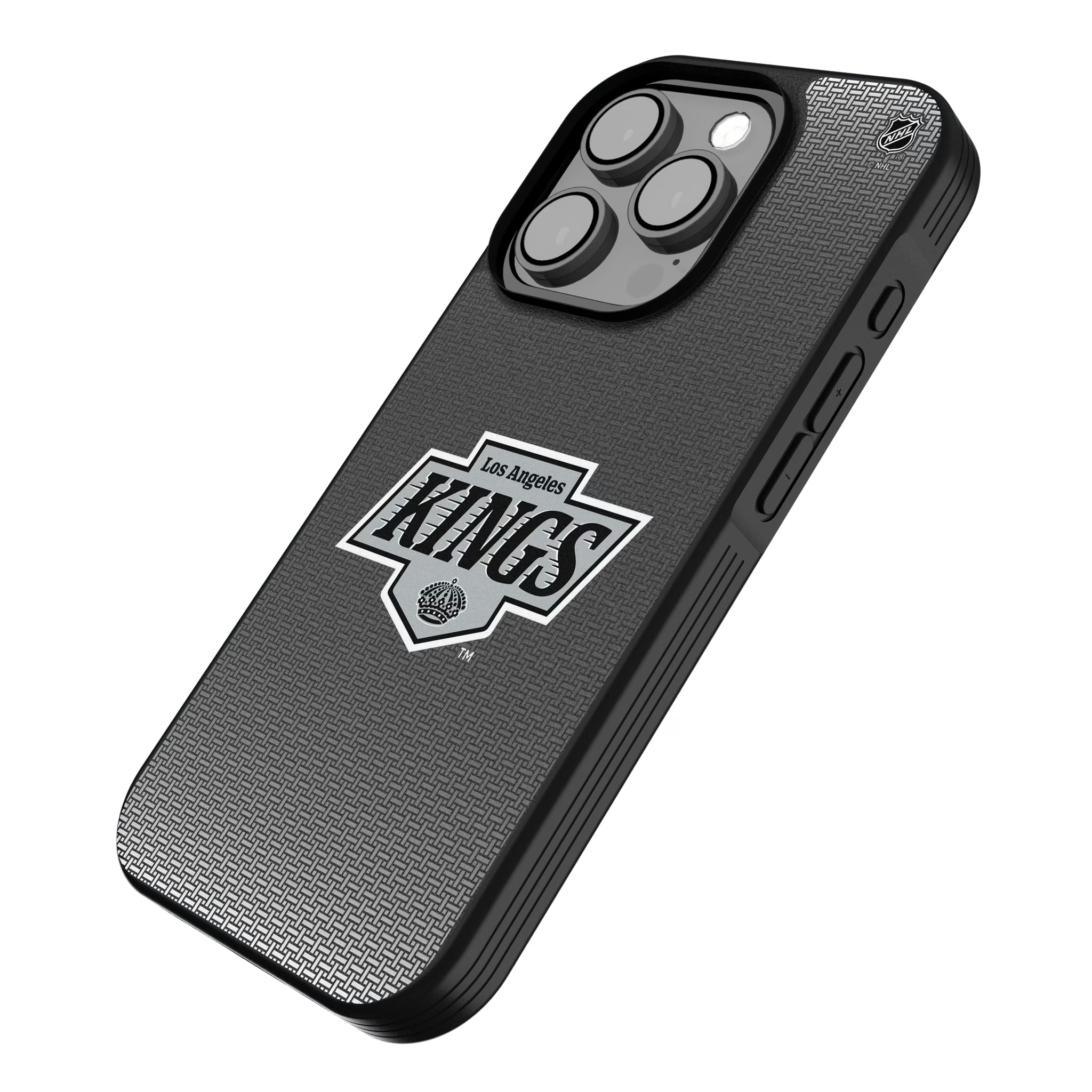 LA Kings Linen Bump Phone Case - Sports Gifts, Sports Memorabilia, Sports Collectibles, Fan Shop