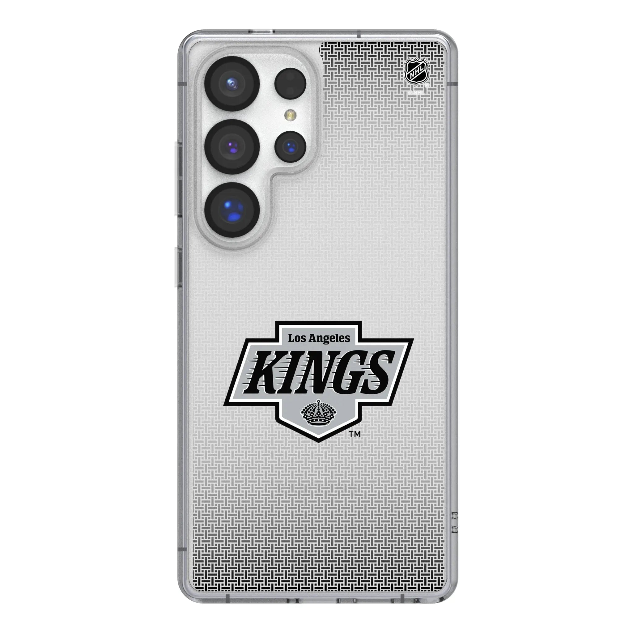 LA Kings Linen Clear Phone Case for Samsung Galaxy