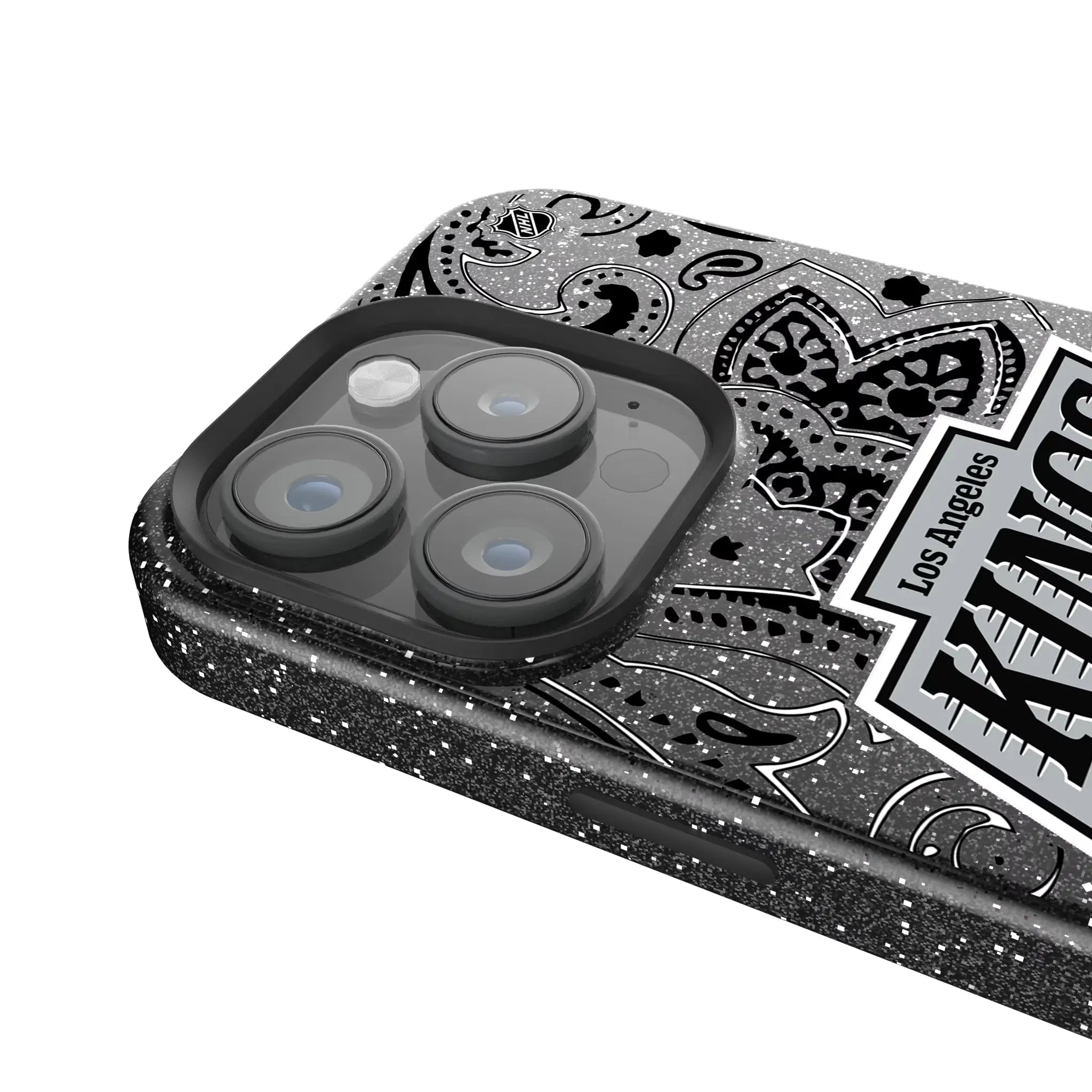 LA Kings Paisley Bling Phone Case