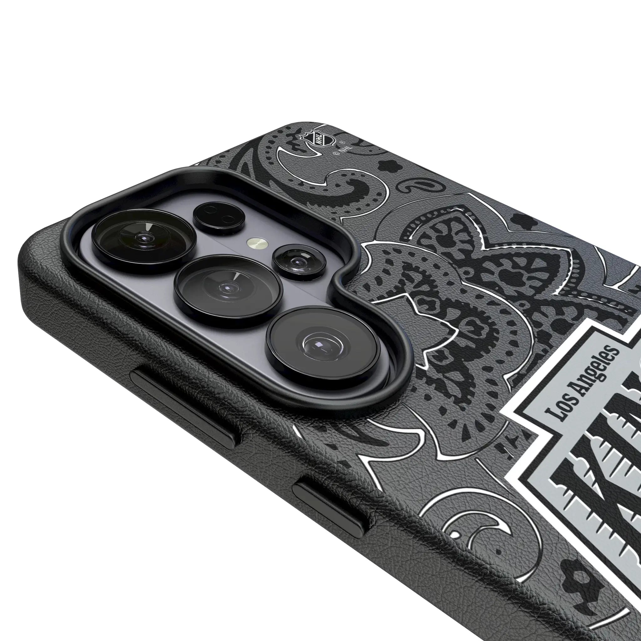 LA Kings Paisley MagSafe Compatible Phone Case for Samsung Galaxy