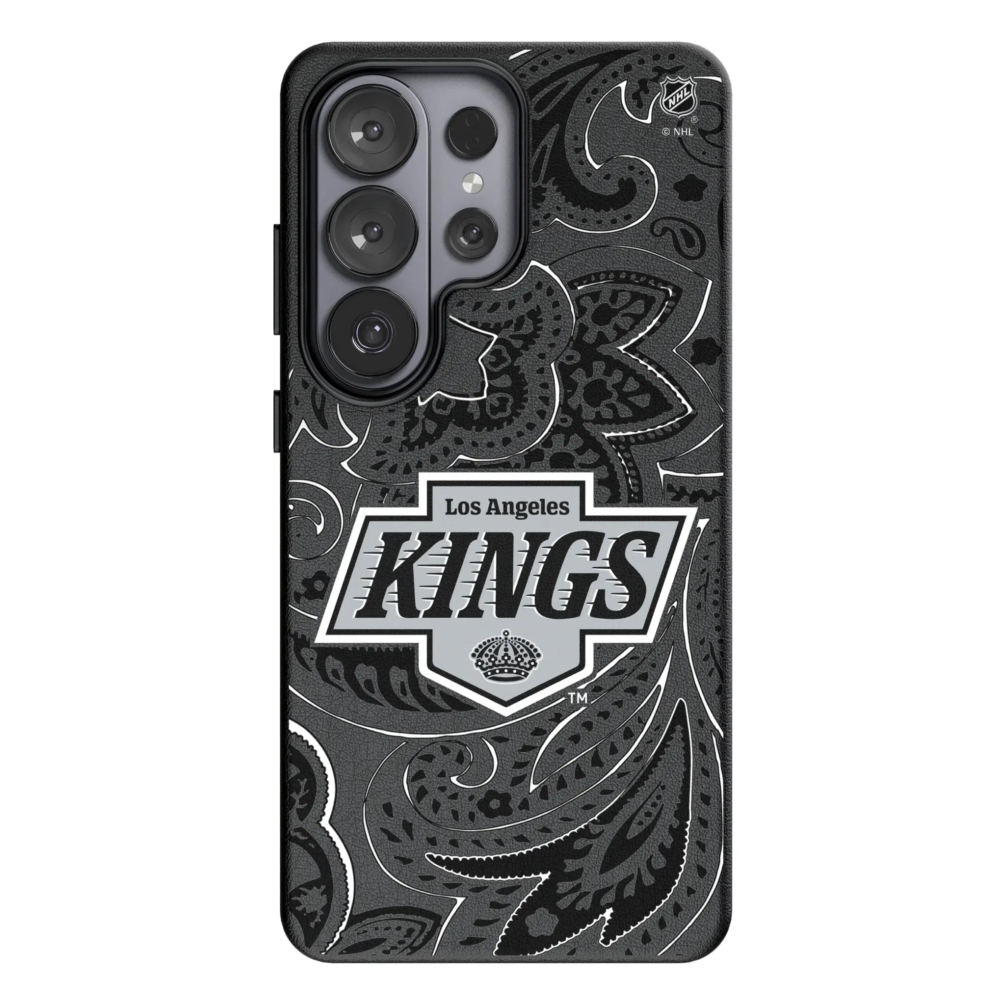 LA Kings Paisley MagSafe Compatible Phone Case for Samsung Galaxy