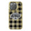 LA Kings Plaid Bling Phone Case