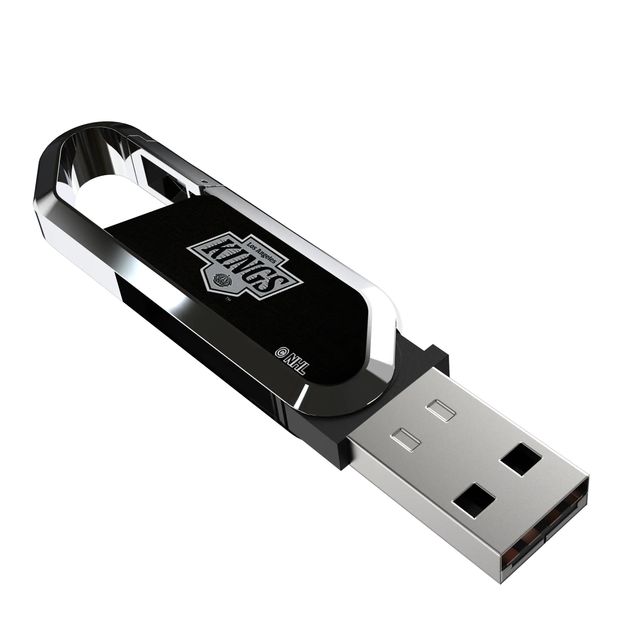 LA Kings Solid USB 32GB Clip Style Flash Drive