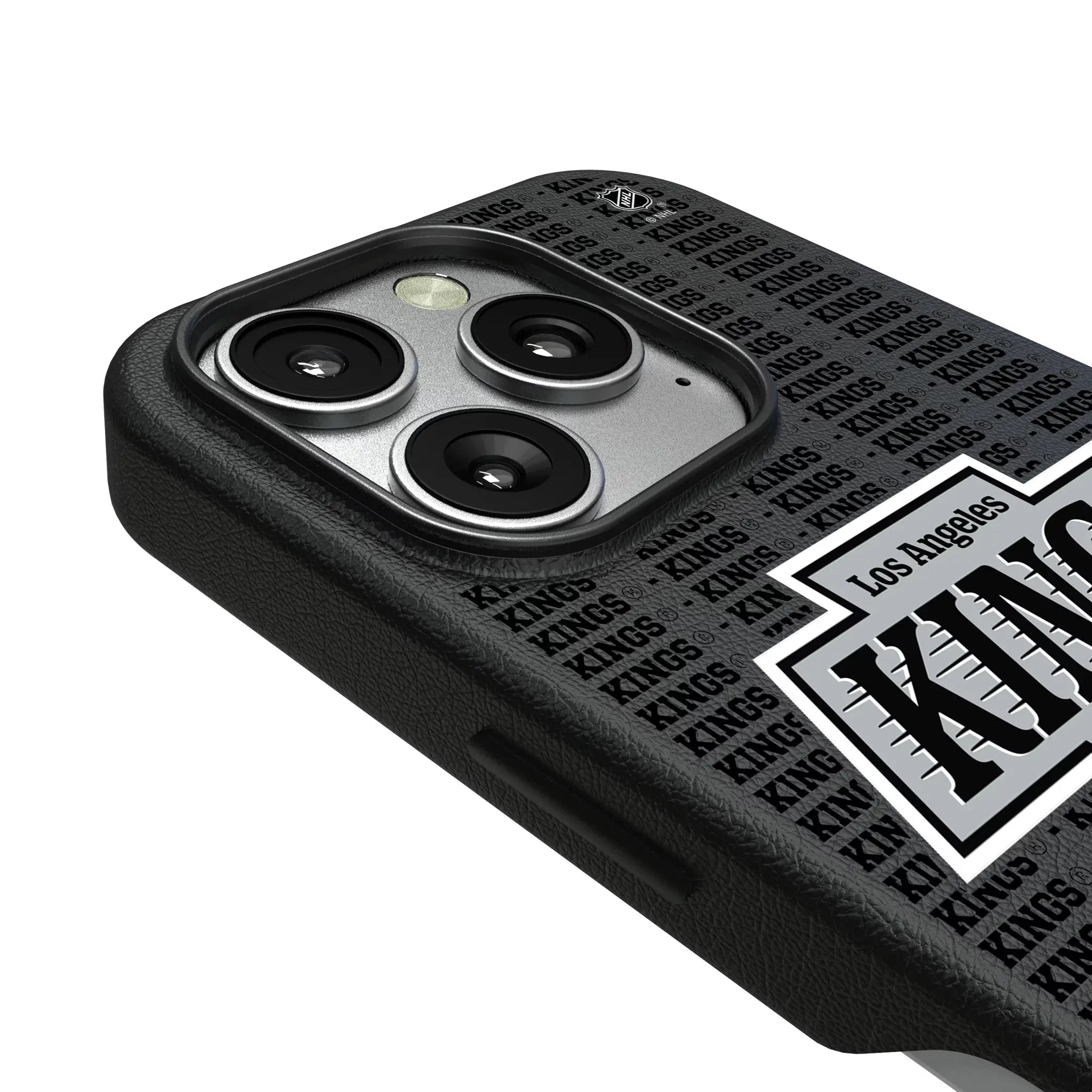 LA Kings Text Backdrop MagSafe Compatible Phone Case for Apple iPhone