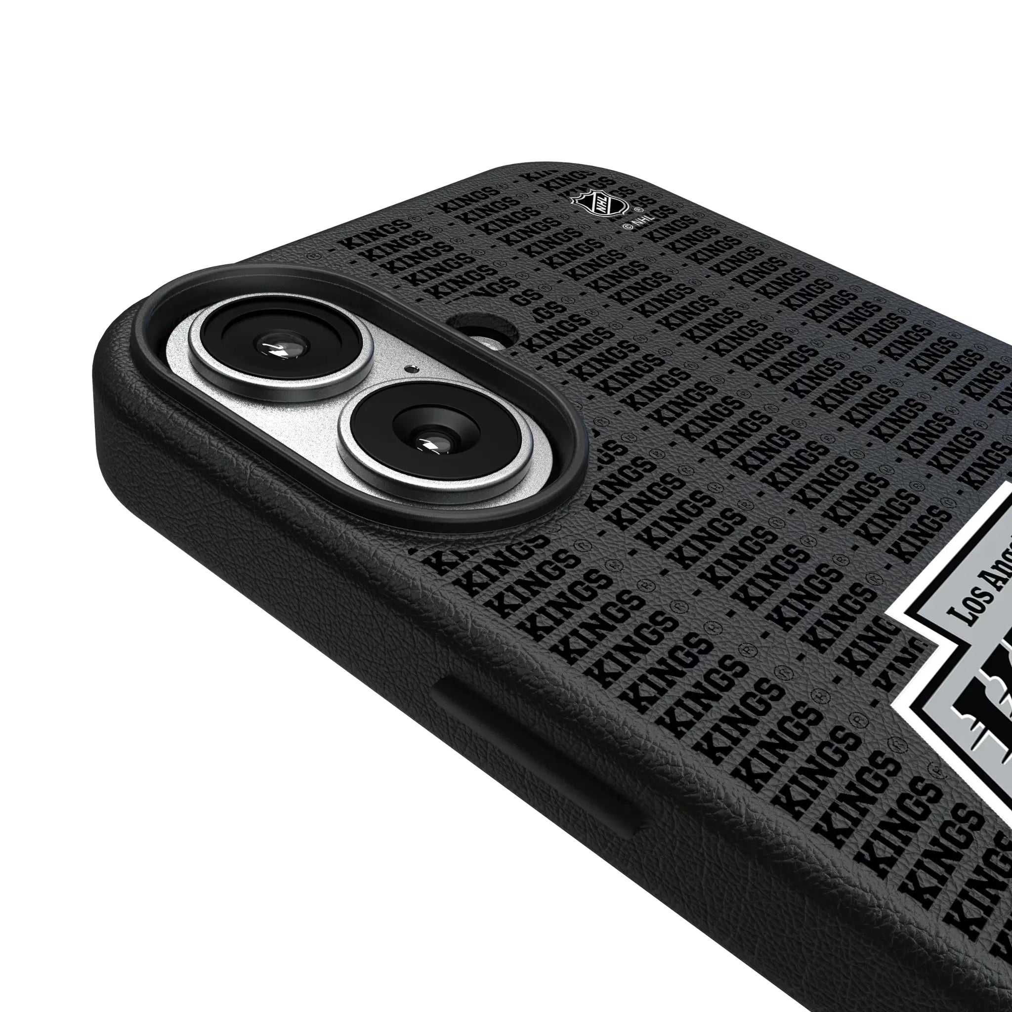 LA Kings Text Backdrop MagSafe Compatible Phone Case for Apple iPhone