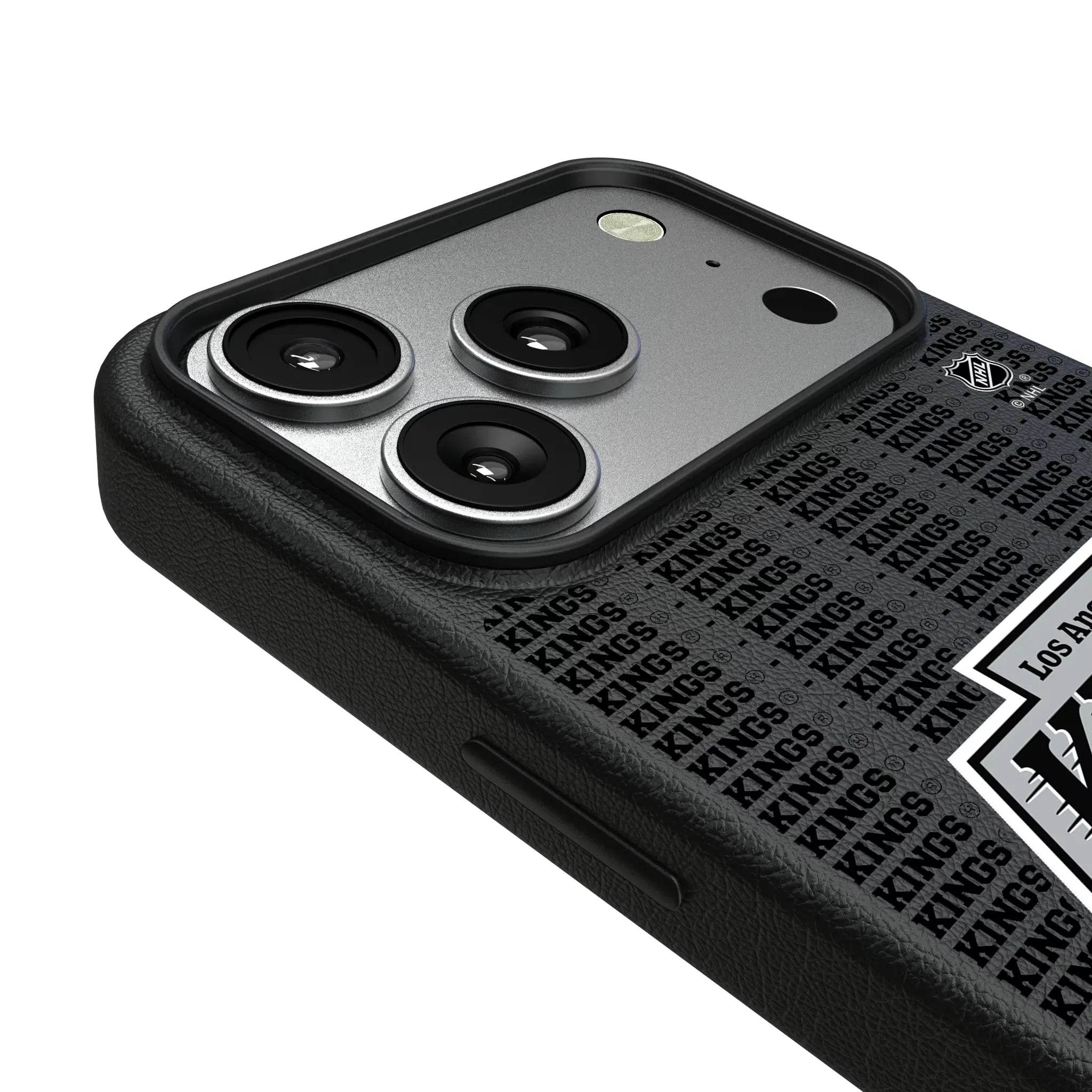 LA Kings Text Backdrop MagSafe Compatible Phone Case for Apple iPhone