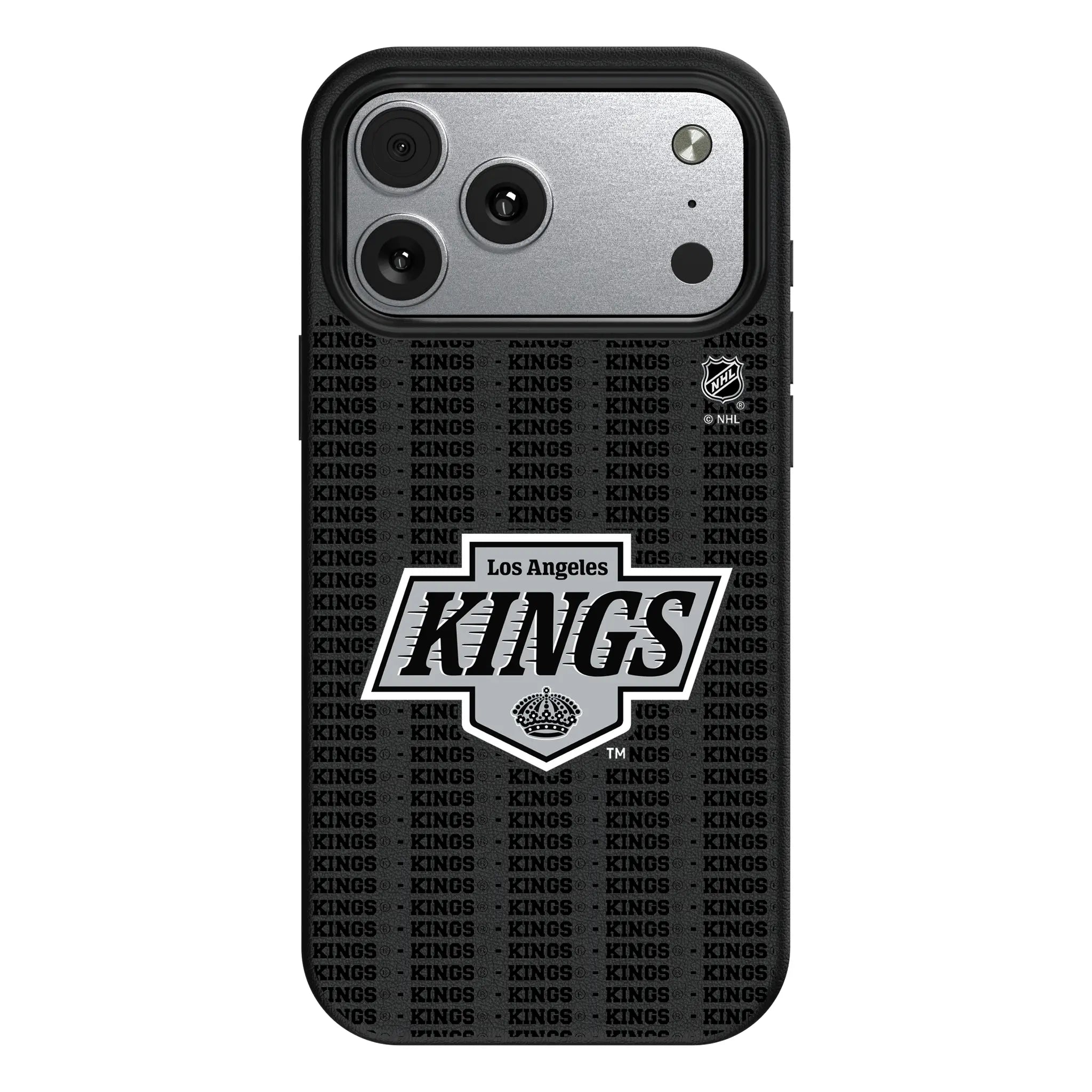 LA Kings Text Backdrop MagSafe Compatible Phone Case for Apple iPhone