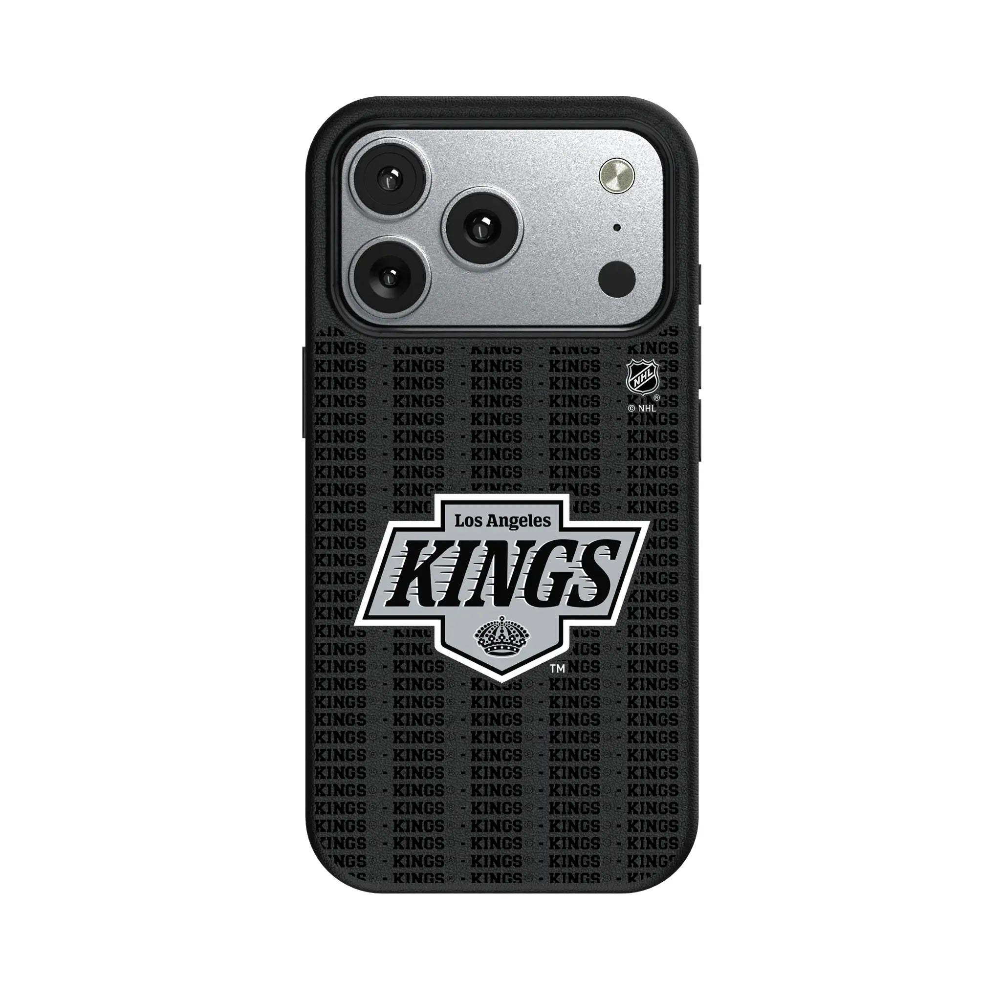 LA Kings Text Backdrop MagSafe Compatible Phone Case for Apple iPhone