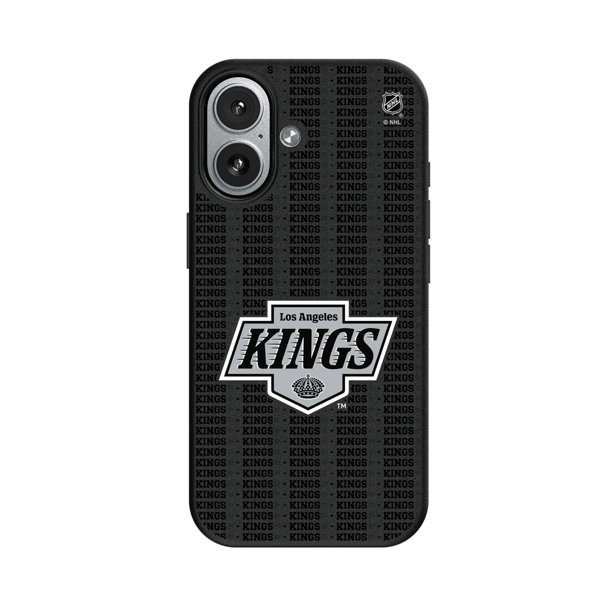 LA Kings Text Backdrop MagSafe Compatible Phone Case for Apple iPhone