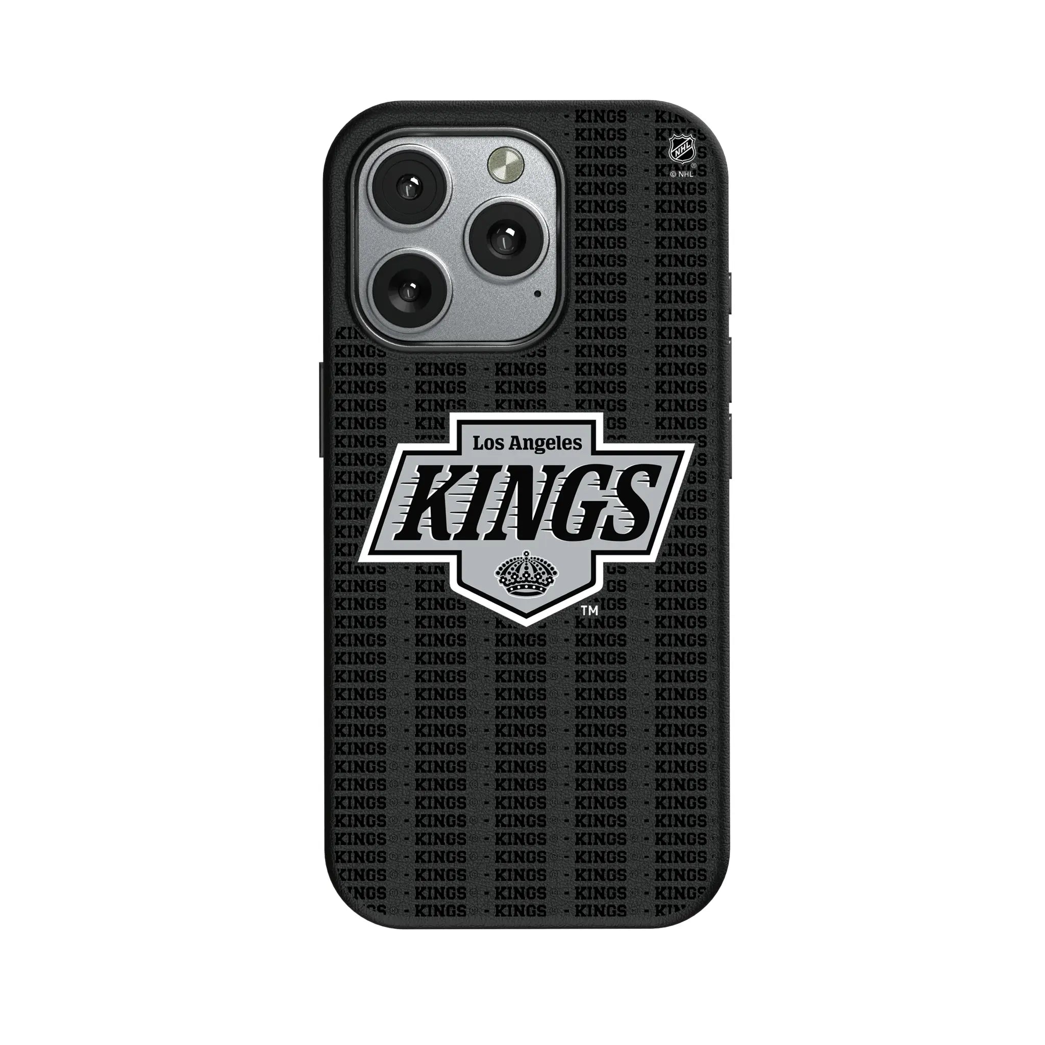 LA Kings Text Backdrop MagSafe Compatible Phone Case for Apple iPhone