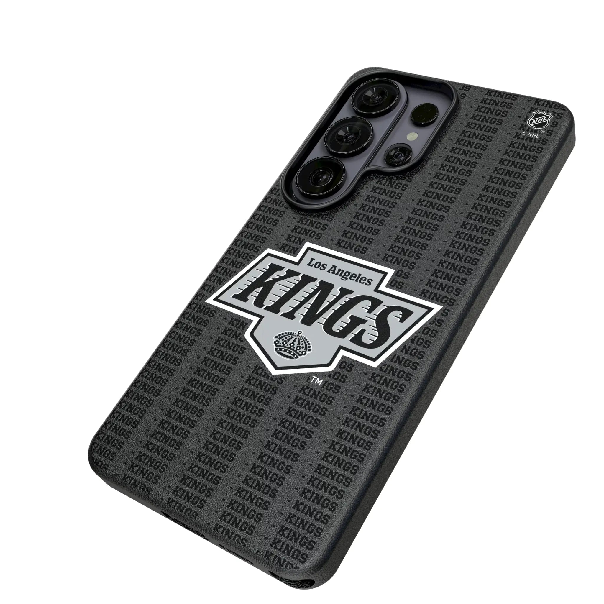 LA Kings Text Backdrop MagSafe Compatible Phone Case for Samsung Galaxy
