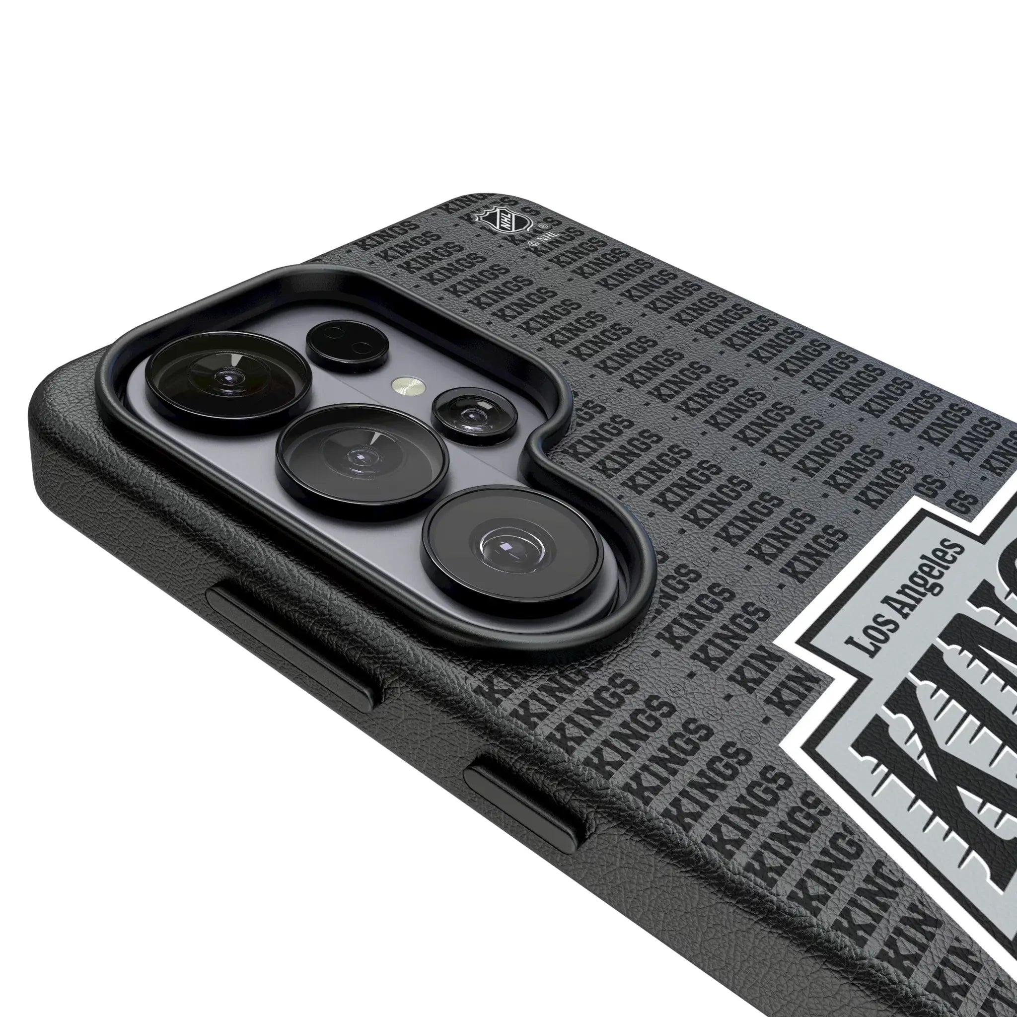 LA Kings Text Backdrop MagSafe Compatible Phone Case for Samsung Galaxy