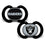 Las Vegas Raiders Pacifier 2-Pack for Little Fans