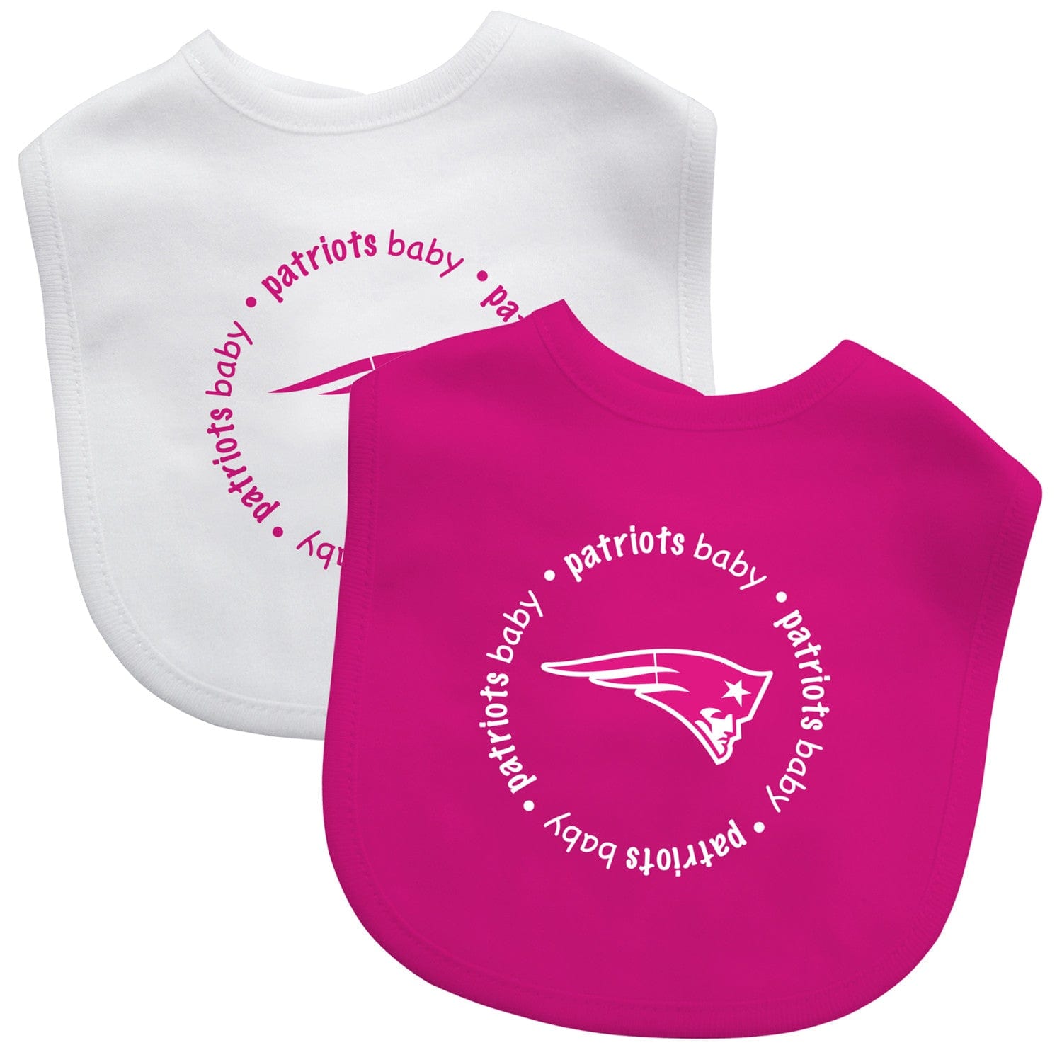 New England Patriots Baby Bibs 2-Pack - Pink Set - Sports Gifts, Sports Memorabilia, Sports Collectibles, Fan Shop