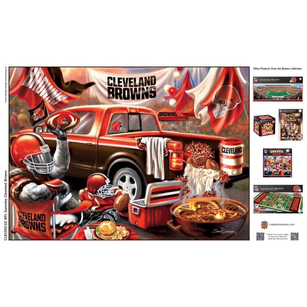 Cleveland Browns Gameday 1000-Piece Jigsaw Puzzle