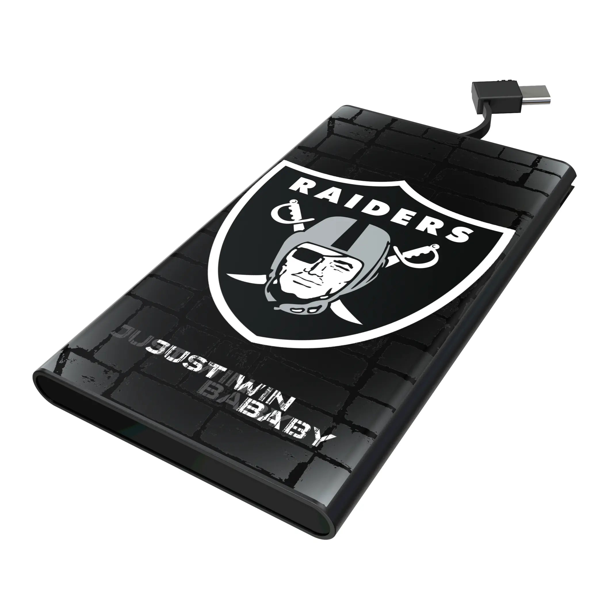 Las Vegas Raiders Brick 5000mAh Flat Powerbank