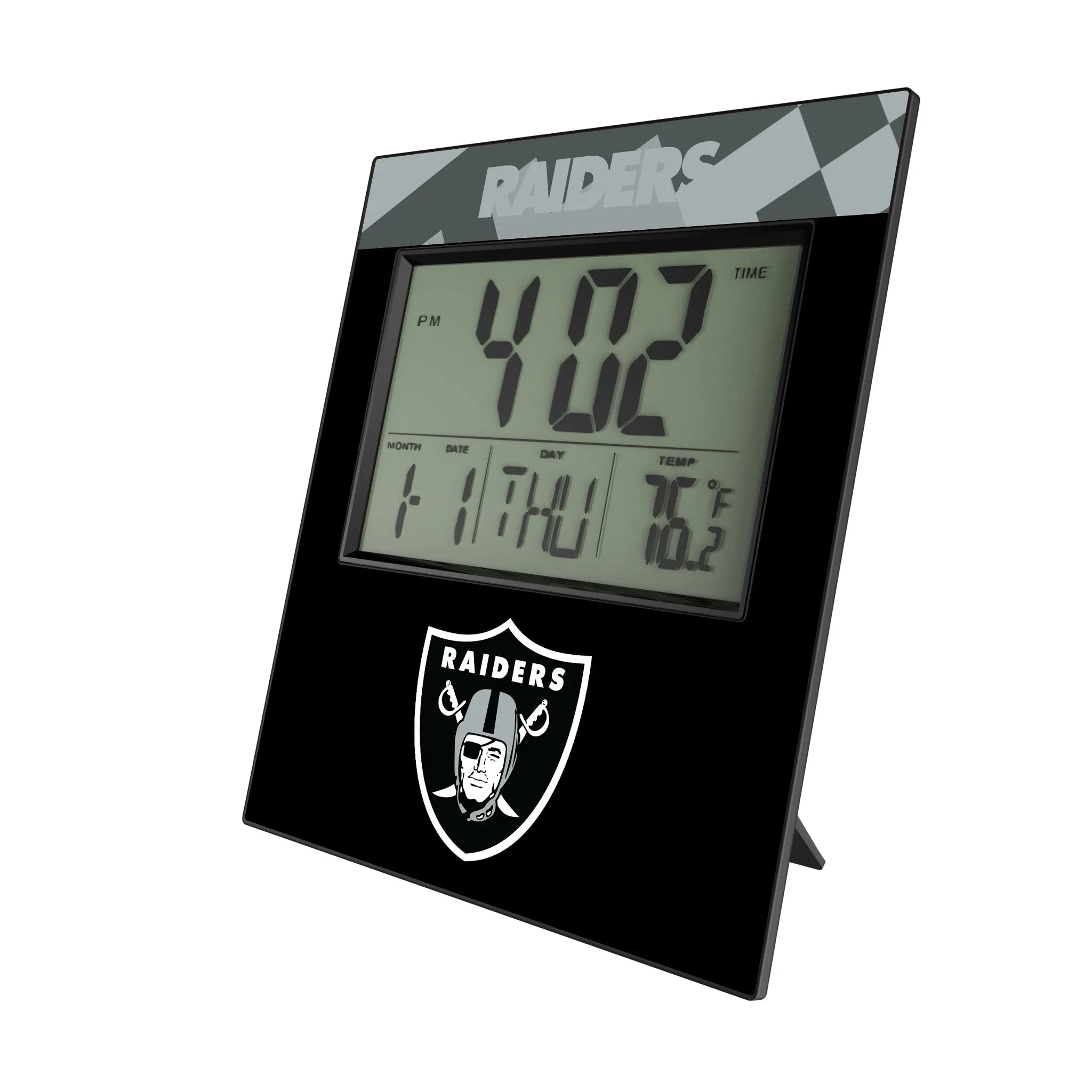 Las Vegas Raiders Color Block Wall Clock