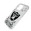 Las Vegas Raiders Confetti Clear Phone Case for Apple iPhone