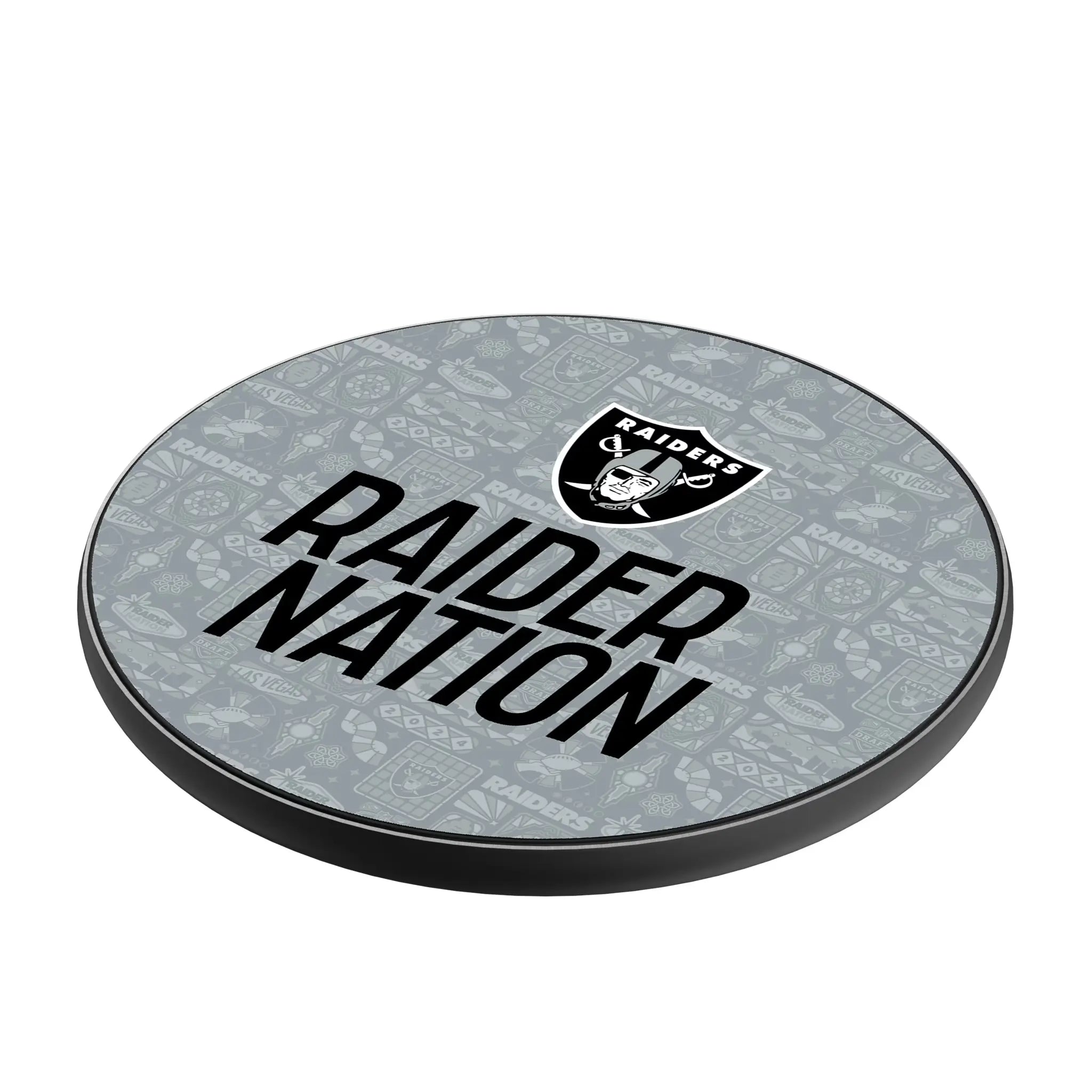 Las Vegas Raiders 2024 Illustrated Limited Edition 15-Watt Wireless Charger