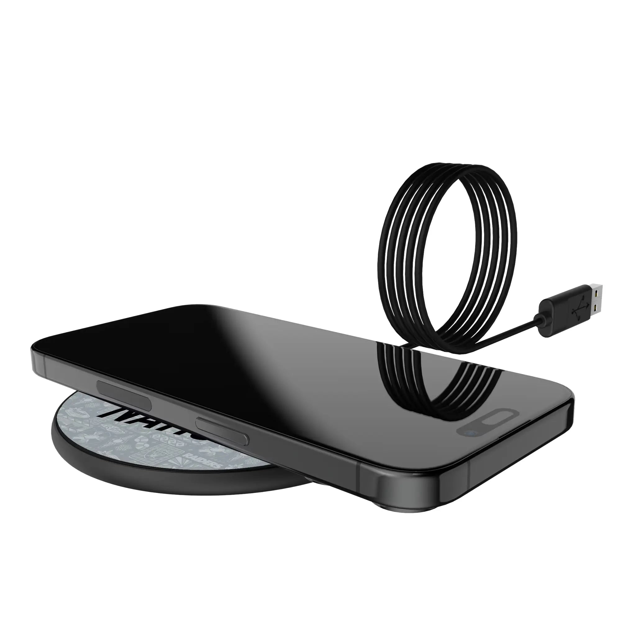 Las Vegas Raiders 2024 Illustrated Limited Edition 15-Watt Wireless Charger