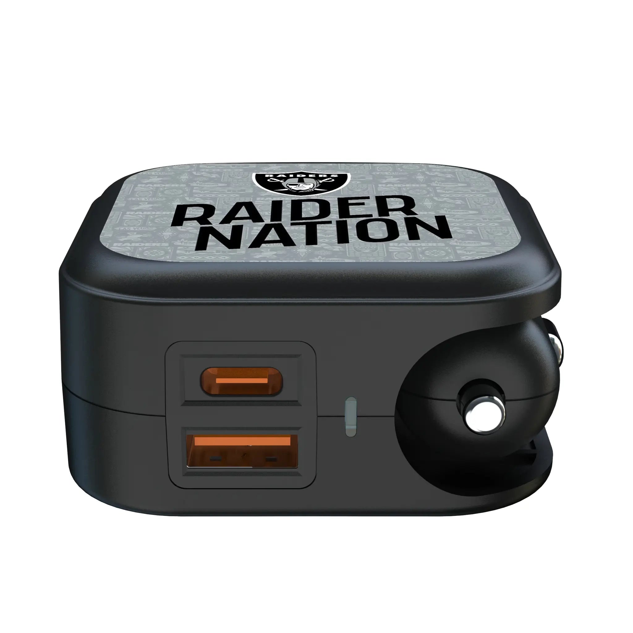 Las Vegas Raiders 2024 Illustrated Limited Edition 2 in 1 USB A/C Charger
