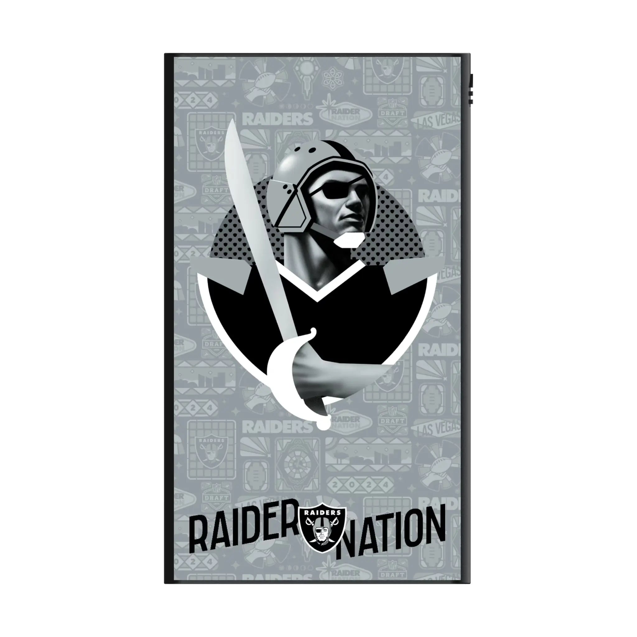 Las Vegas Raiders Deco 5000mAh Flat Powerbank