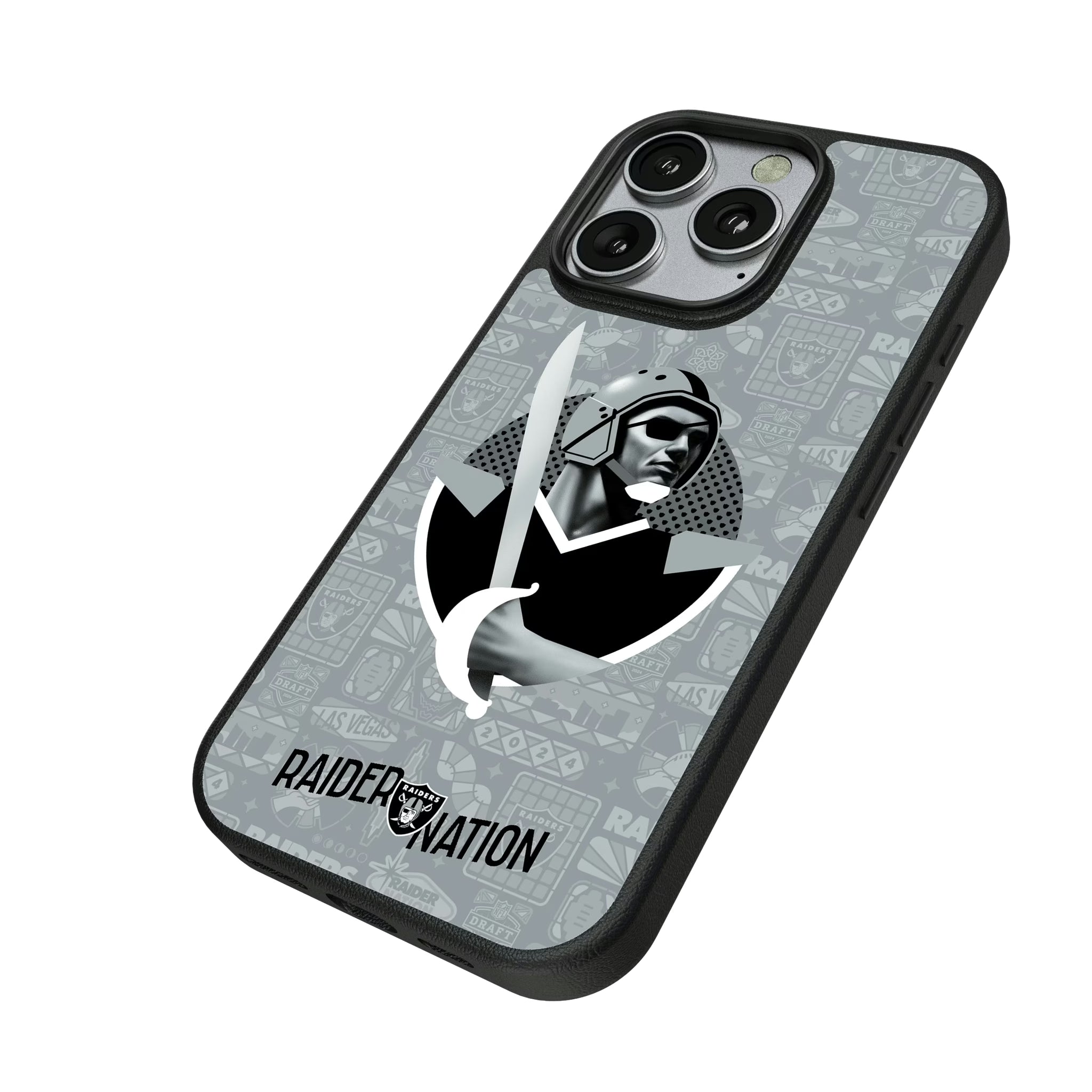 Las Vegas Raiders 2024 Illustrated Limited Edition Magnetic Phone Case - Sports Gifts, Sports Memorabilia, Sports Collectibles, Fan Shop